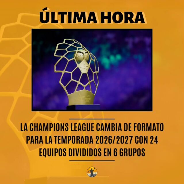 𝐎𝐅𝐈𝐂𝐈𝐀𝐋 | La EHF ha anunciado que la Champions League masculina cambiará de formato de cara a la temporada 2026/2027.

📰 La competición contará con 24 equipos y se dividirán en 6 grupos.